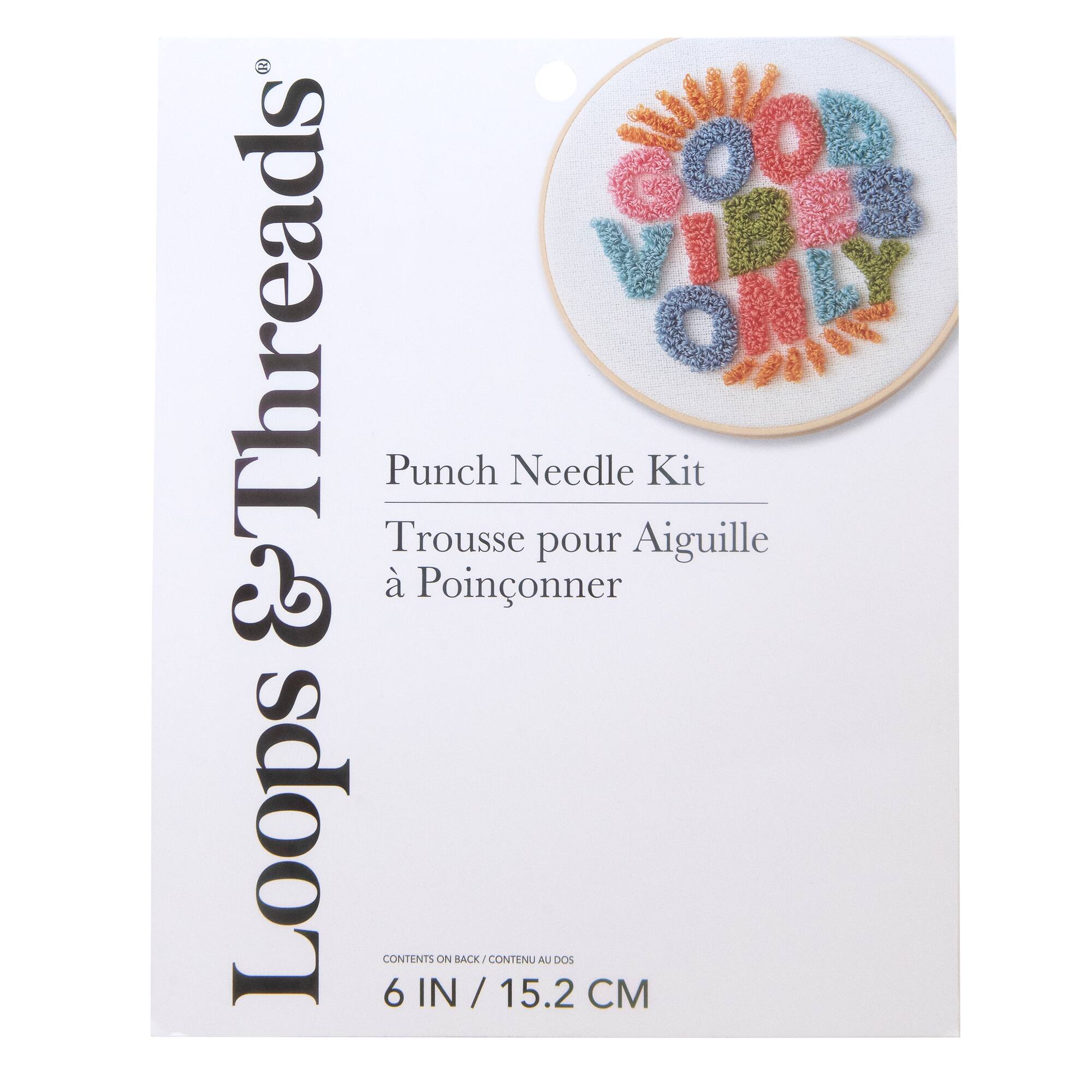 Good Vibes Punch Needle Kit by Loops & Threads®